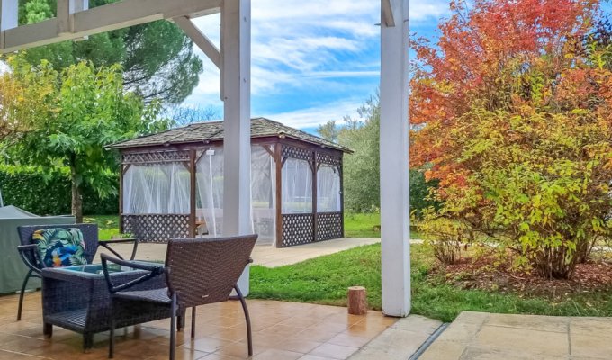 Location villa Bordeaux Médoc piscine chauffée