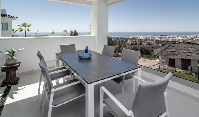 Terrasse 32m2 avec vue mer