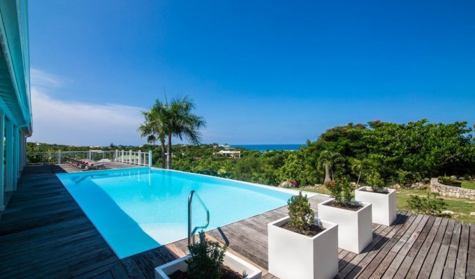 St Martin Location Villa Terres Basses avec piscine privée proche plage Plum Bay