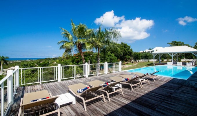 St Martin Location Villa Terres Basses avec piscine privée proche plage Plum Bay