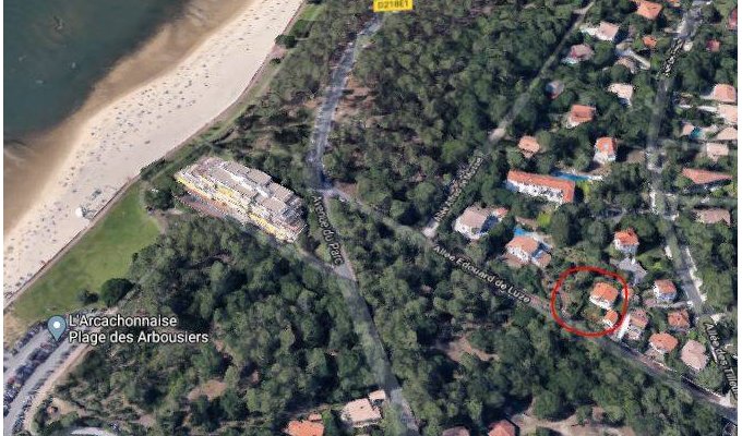 location villa Arcachon piscine