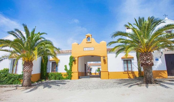 Hacienda avec chevaux