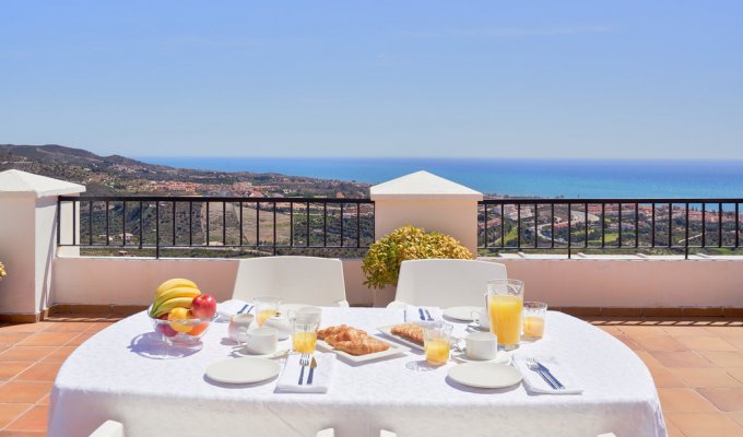 Terrasse privée vue mer