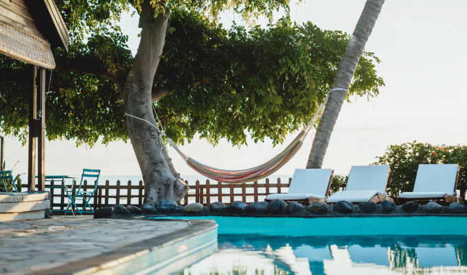 Location Villa Saint Gilles les Bains Pied dans L'eau avec Piscine