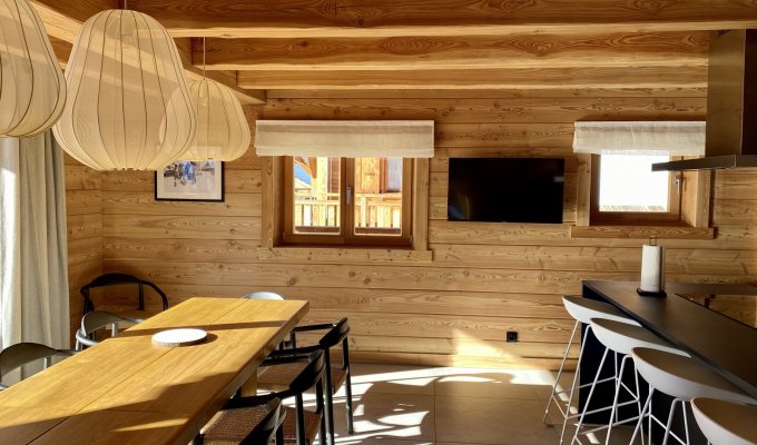 Location Chalet Luxe Serre Chevalier sauna jacuzzi et services de conciergerie Alpes du Sud