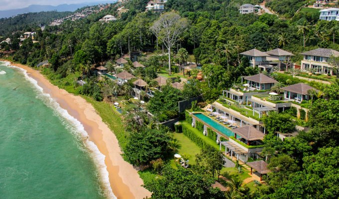 Thailande Location Villa à Koh Samui avec piscine privée, vue mer et Personnel