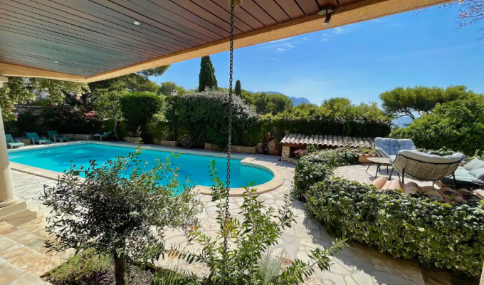 Location Villa Cassis Cote de Marseille piscine privée et vue mer