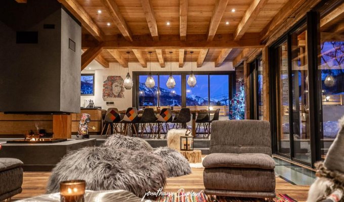 Location Chalet Luxe Serre Chevalier proche des pistes avec spa, sauna, hammam et service de conciergerie