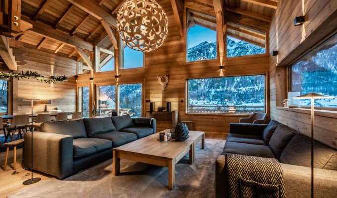 Location Chalet Luxe Serre Chevalier proche des pistes avec sauna et service de conciergerie