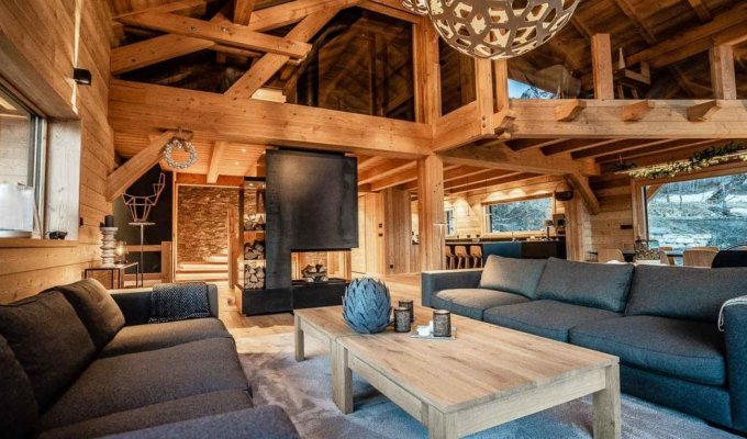 Location Chalet Luxe Serre Chevalier proche des pistes avec sauna et service de conciergerie