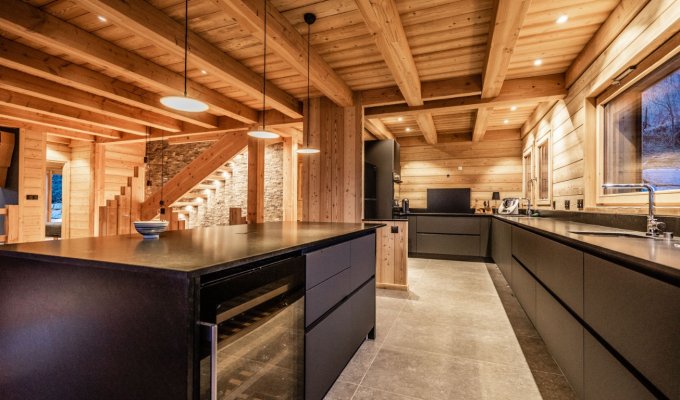 Location Chalet Luxe Serre Chevalier proche des pistes avec sauna et service de conciergerie