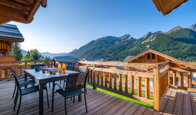 Location Chalet Luxe Serre Chevalier pied des pistes avec service de conciergerie