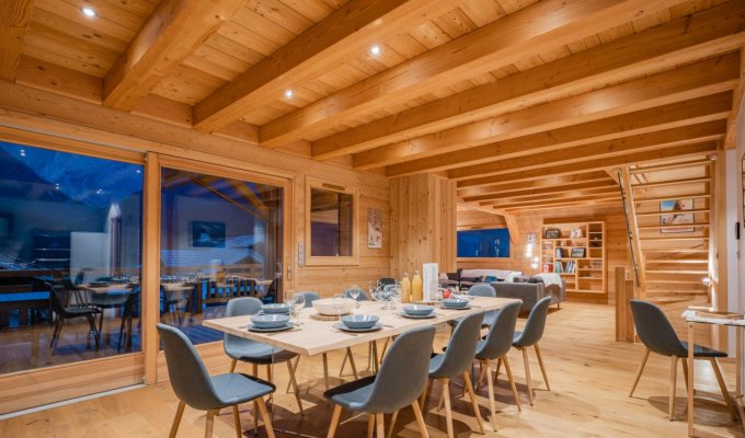 Location Chalet Luxe Serre Chevalier pied des pistes avec service de conciergerie