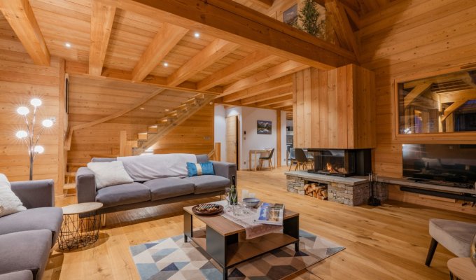 Location Chalet Luxe Serre Chevalier pied des pistes avec service de conciergerie