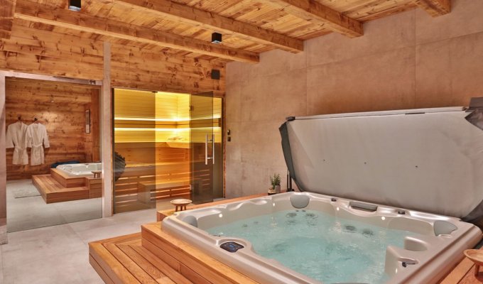 Location Chalet de Luxe proche pistes avec spa sauna et services de conciergerie