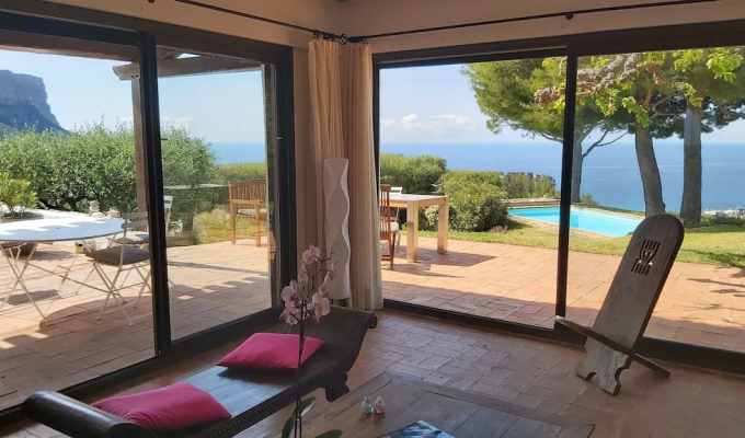 Cassis Location villa Provence Bord de Mer avec piscine privée