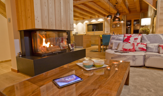 Location Chalet Luxe Serre Chevalier proche des pistes avec spa et service de conciergerie