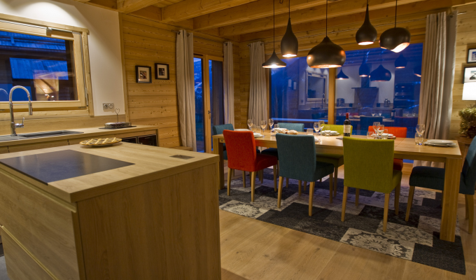 Location Chalet Luxe Serre Chevalier proche des pistes avec spa et service de conciergerie