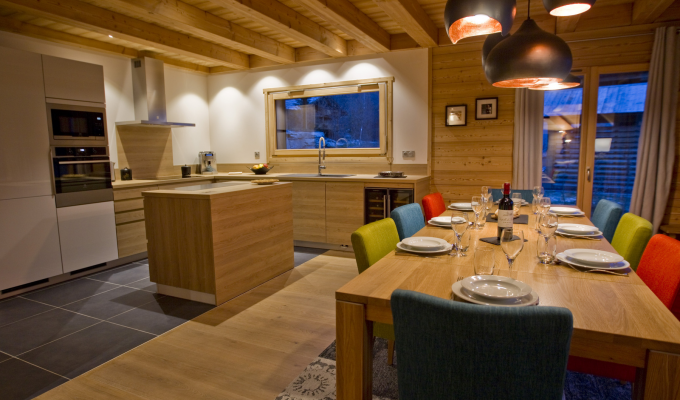 Location Chalet Luxe Serre Chevalier proche des pistes avec spa et service de conciergerie