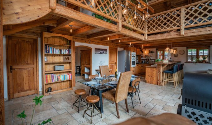 Location Chalet Luxe Serre Chevalier proche des pistes avec bain nordique