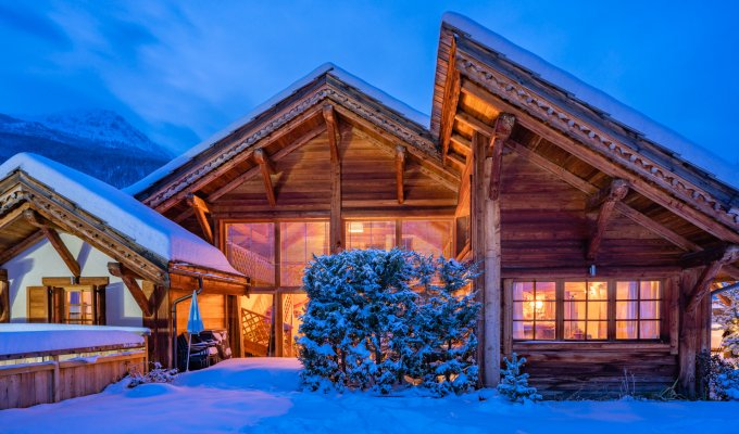 Location Chalet Luxe Serre Chevalier proche des pistes avec bain nordique