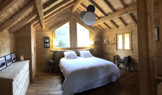 Location Chalet Luxe Vars proche pistes spa hammam Alpes du Sud