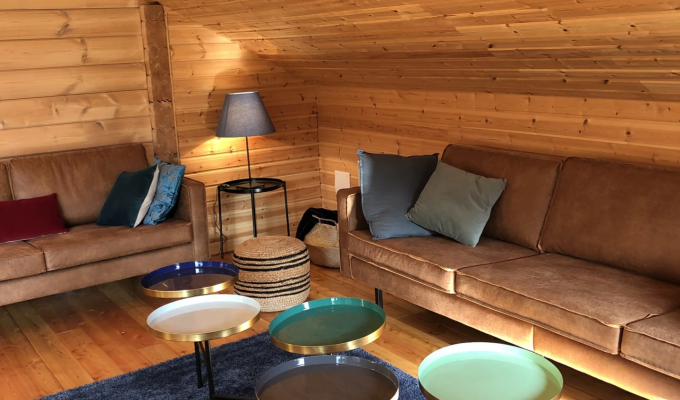 Location Chalet Luxe Vars proche pistes spa sauna Alpes du Sud