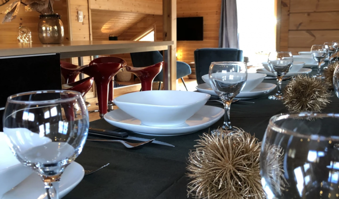 Location Chalet Luxe Vars proche pistes spa sauna Alpes du Sud