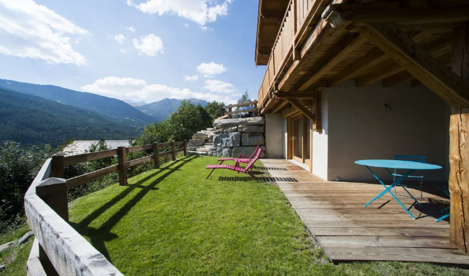 Location Chalet Luxe Serre Chevalier proche des pistes sauna et services de conciergerie