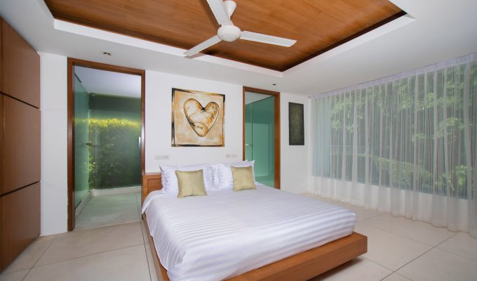 Location villa Phuket au Cape Panwa avec piscine privée, personnel et vue mer imprenable