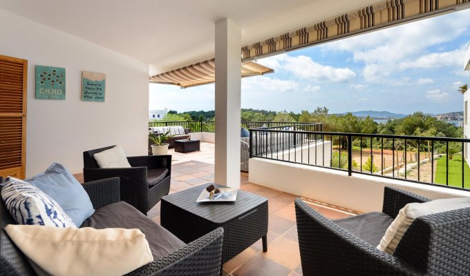 Location villa de luxe Ibiza avec piscine privée et vue mer 4 chambres Can Pep Simo - Playa De Talamanca