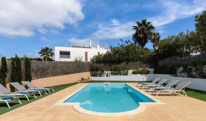 Location villa de luxe Ibiza avec piscine privée et vue mer 4 chambres Can Pep Simo - Playa De Talamanca