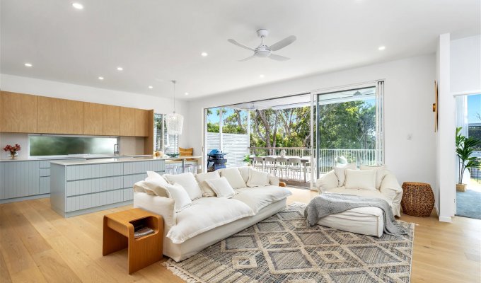 Location villa Byron Bay New Brighton 6 chambres sur la plage avec piscine privée et barbecue