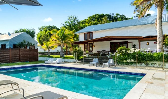 Location villa Byron Bay Myocum 5 chambres avec piscine privée et barbecue, vue sur les collines 