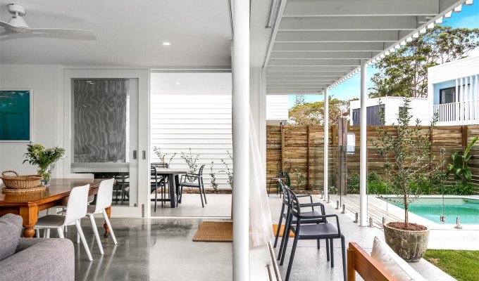 Location villa Byron Bay Tallows Beach 4 chambres avec piscine privée à 5 min de la plage