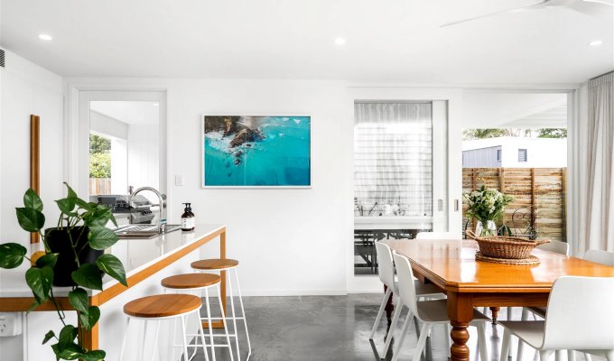 Location villa Byron Bay Tallows Beach 4 chambres avec piscine privée à 5 min de la plage