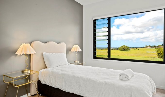 Location villa Byron Bay Newrybar 4 chambres avec piscine privée et superbe vue