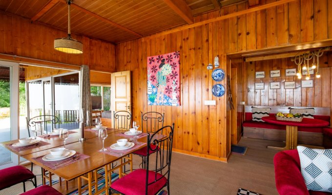 Location maison de vacances Himalayas à Kanatal avec vue, ménage et petit-déjeuner 