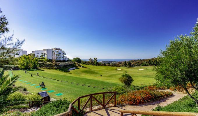 Vue du golf et de la mer