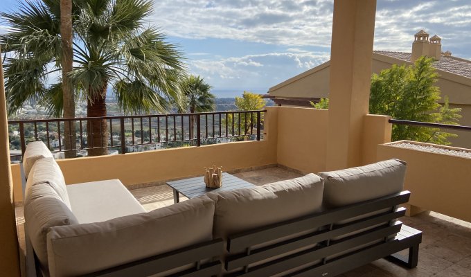 Salon détente sur terrasse