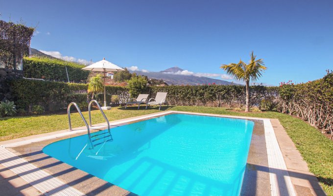 Location maison vacances Santa Ursula Tenerife avec piscine privée