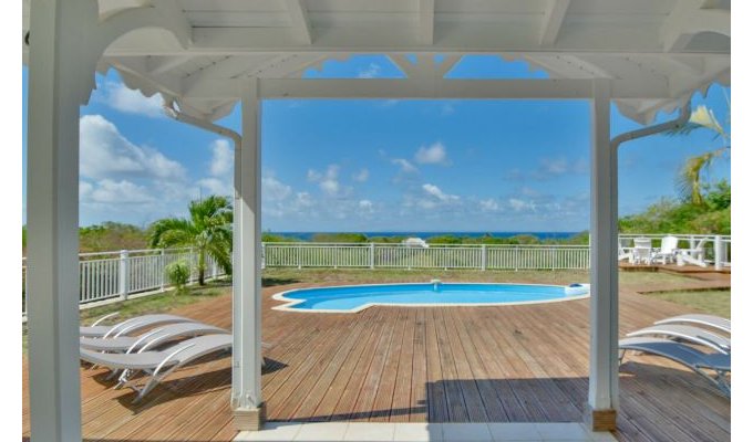 Location maison Saint-François Guadeloupe avec piscine privée à 200m de la plage