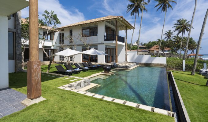 Location Villa Sri Lanka Galle plage, piscine privée et personnel