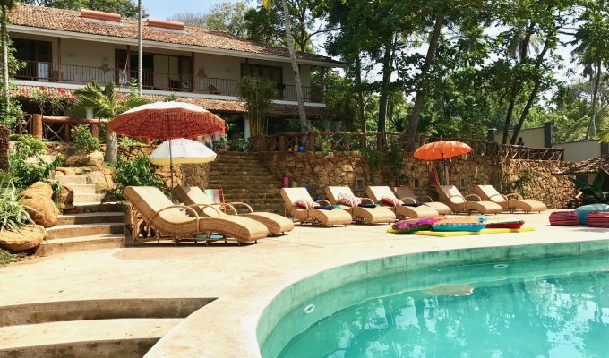 Location Villa Sri Lanka bord de mer à Dikwella avec piscine privée et personnel