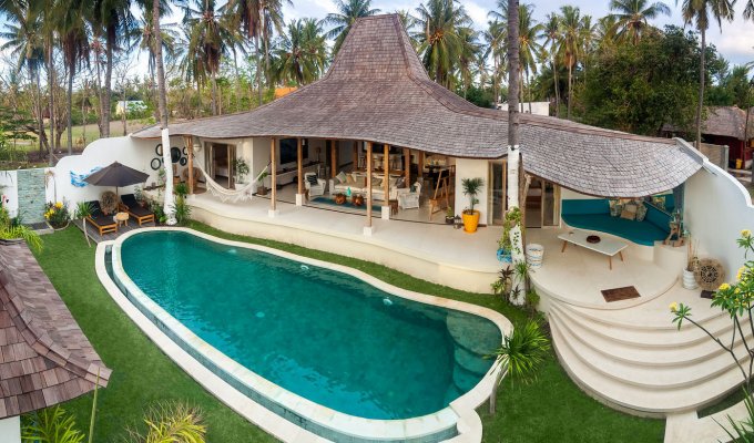 Indonésie Location Vacances Villa Iles Gili avec piscine privée et personnel inclus