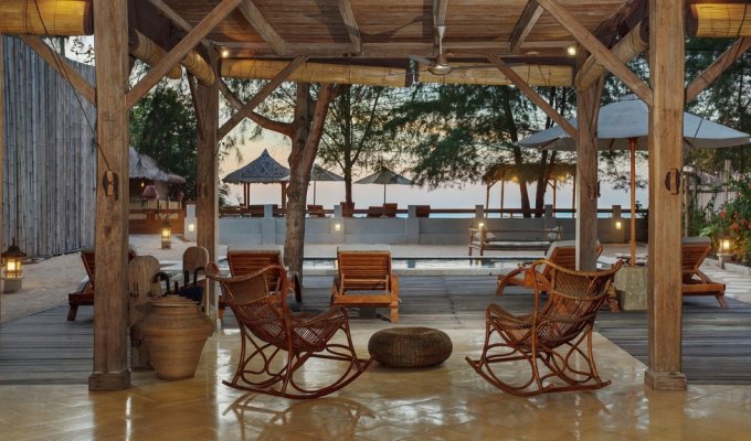 Indonésie Location Vacances Villa Iles Gili avec piscine privée et personnel inclus