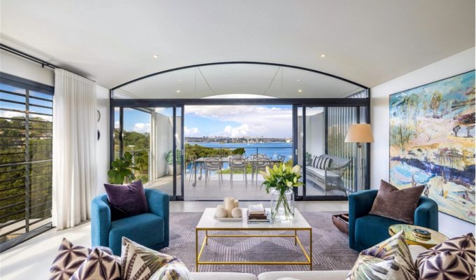 Location villa de luxe Sydney en Australie avec piscine et vue sur baie  