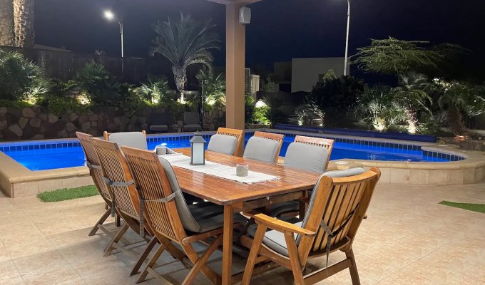 Location Villa Eilat Israel piscine privée chauffée vue sur la plage