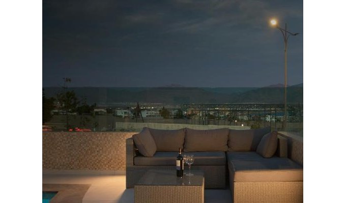 Location villa de luxe Israel avec piscine et cinéma privée et vue sur mer 