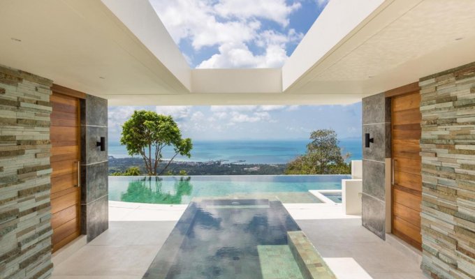 Thailande Location Vacances Villa de luxe à Koh Samui piscine privée avec vue sur l'océan